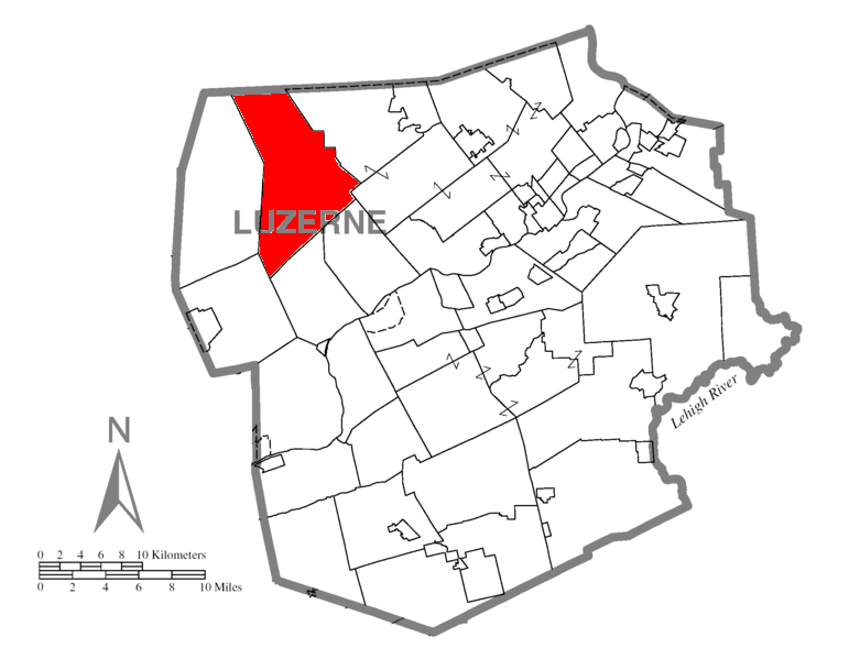File:Map of Luzerne County, Pennsylvania Highlighting Ross Township.