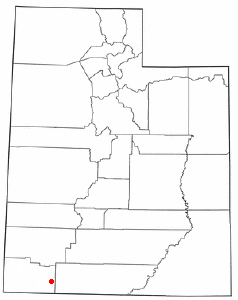 Location of Springdale, Utah
