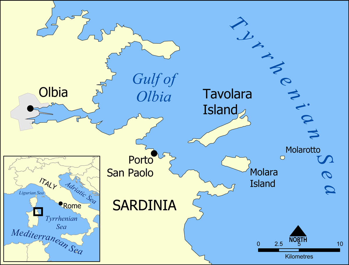Image:Tavolara Island map