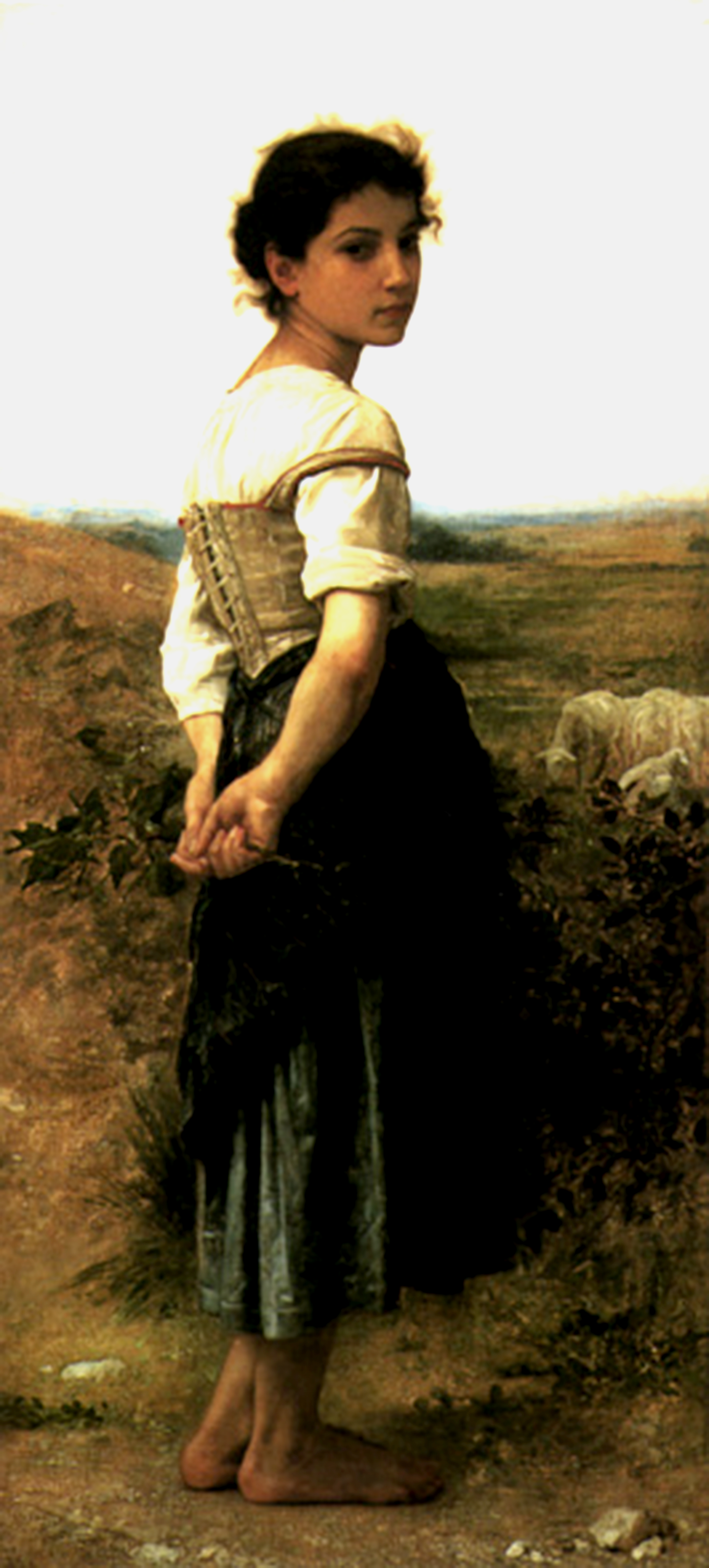 shepherdess painting