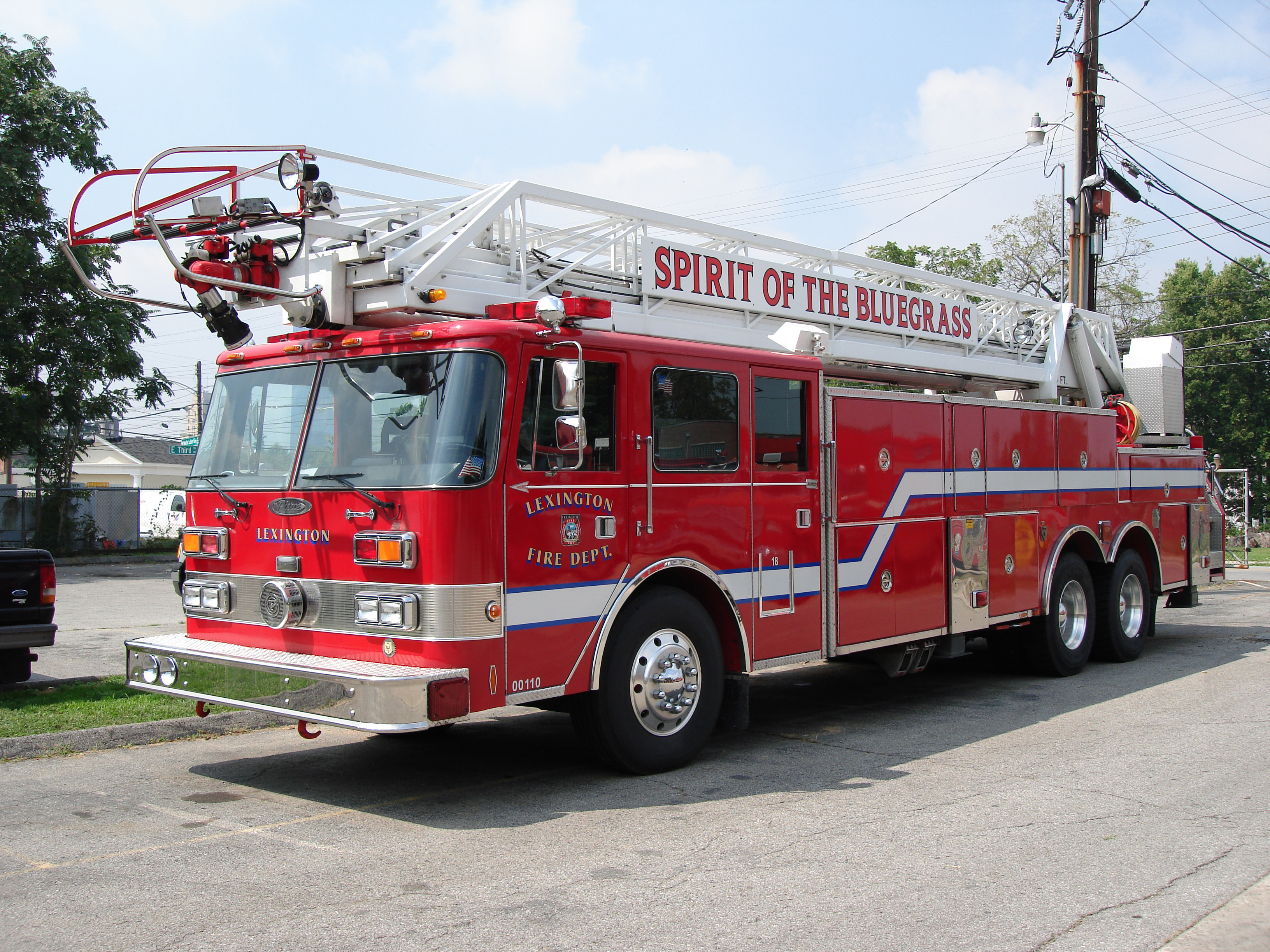 Firefighter truck 