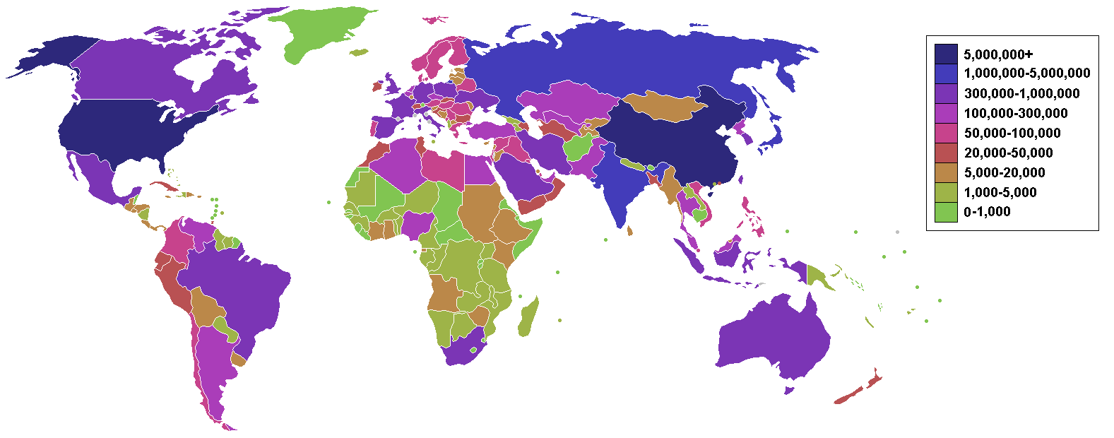 Countries by CO2 Emissions