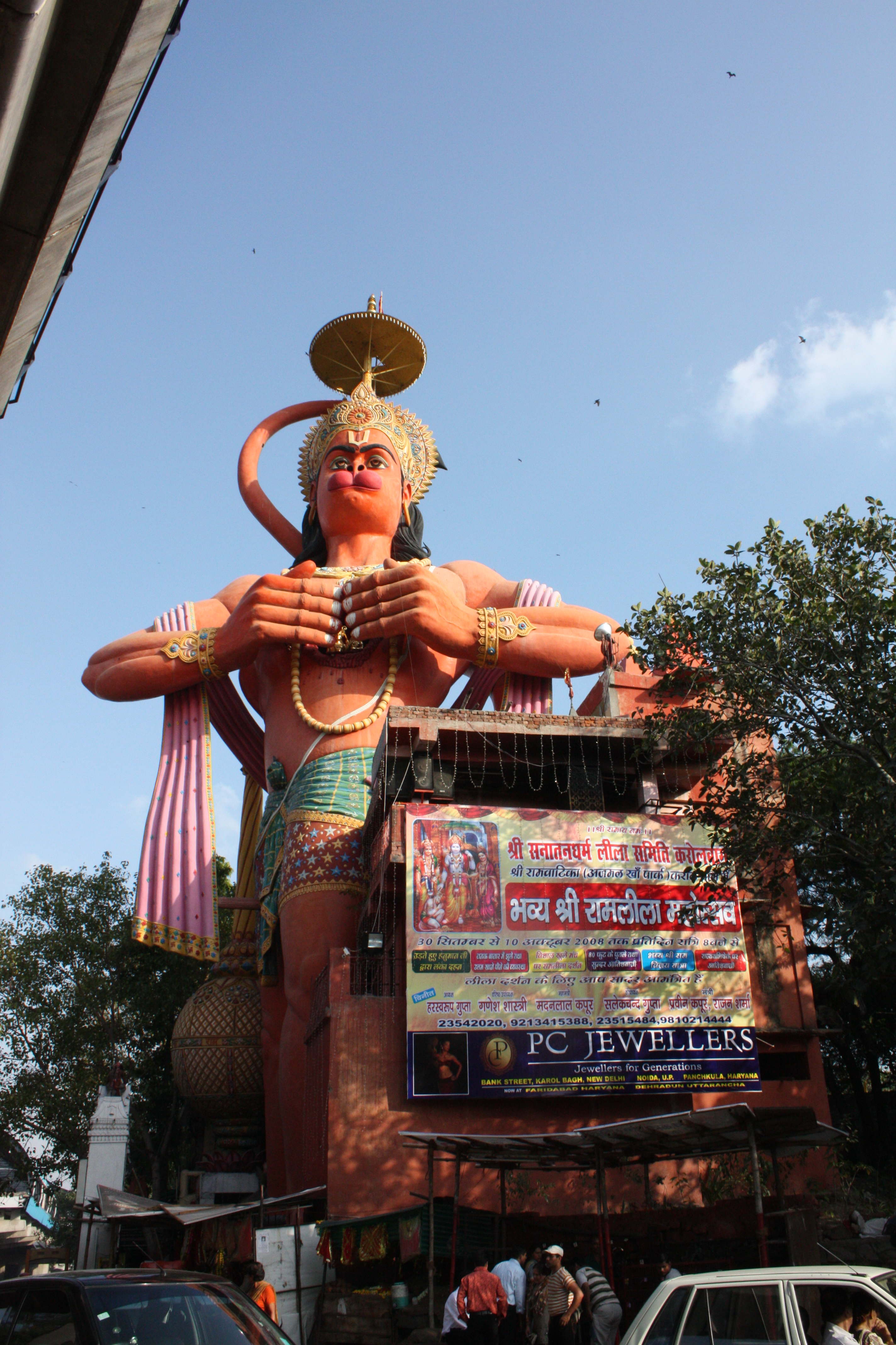 delhi hanuman statue