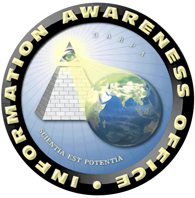 Emblema oficial de la Information Awareness Office estadounidense.