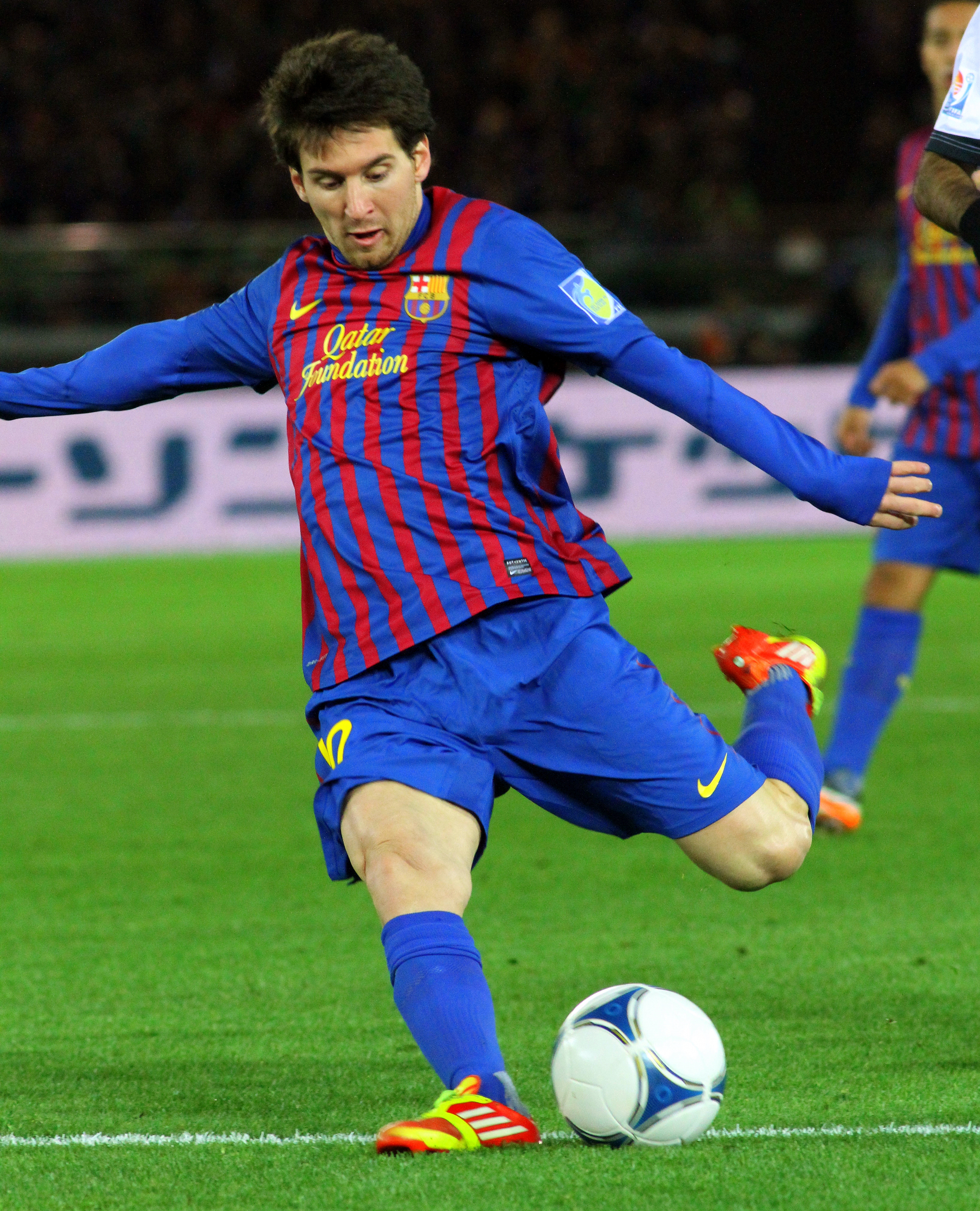 Lionel Messi con la maglia del Barcellona