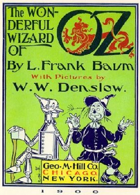 Title plate of The Wonderful Wizard of Oz (not...