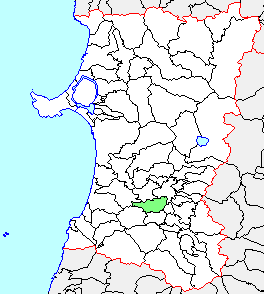 大森町、県内位置図