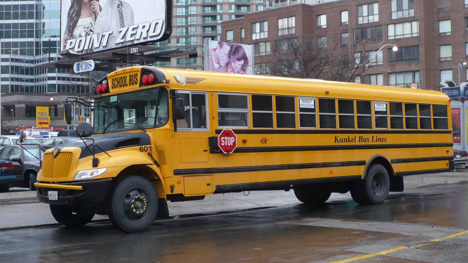 English: Kunkel Bus Lines yellow school bus