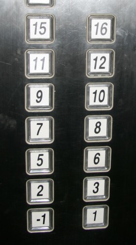 Lift apertement di shanghai gak ada lantai 4,13,14 bahkan ada lantai negatif