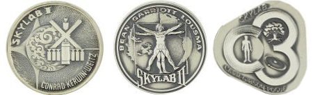Robbins medallions issued for Skylab missions.