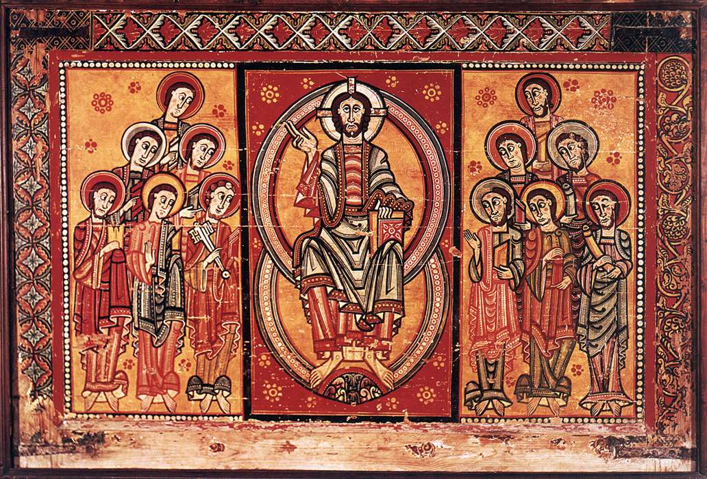 Cristo e i Dodici Apostoli dans immagini sacre Unknown_painter_-_Christ_and_the_Twelve_Apostles_-_WGA23524