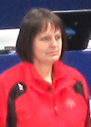 Monika Wagner bei den Olympischen Winterspielen 2010 in Vancouver
