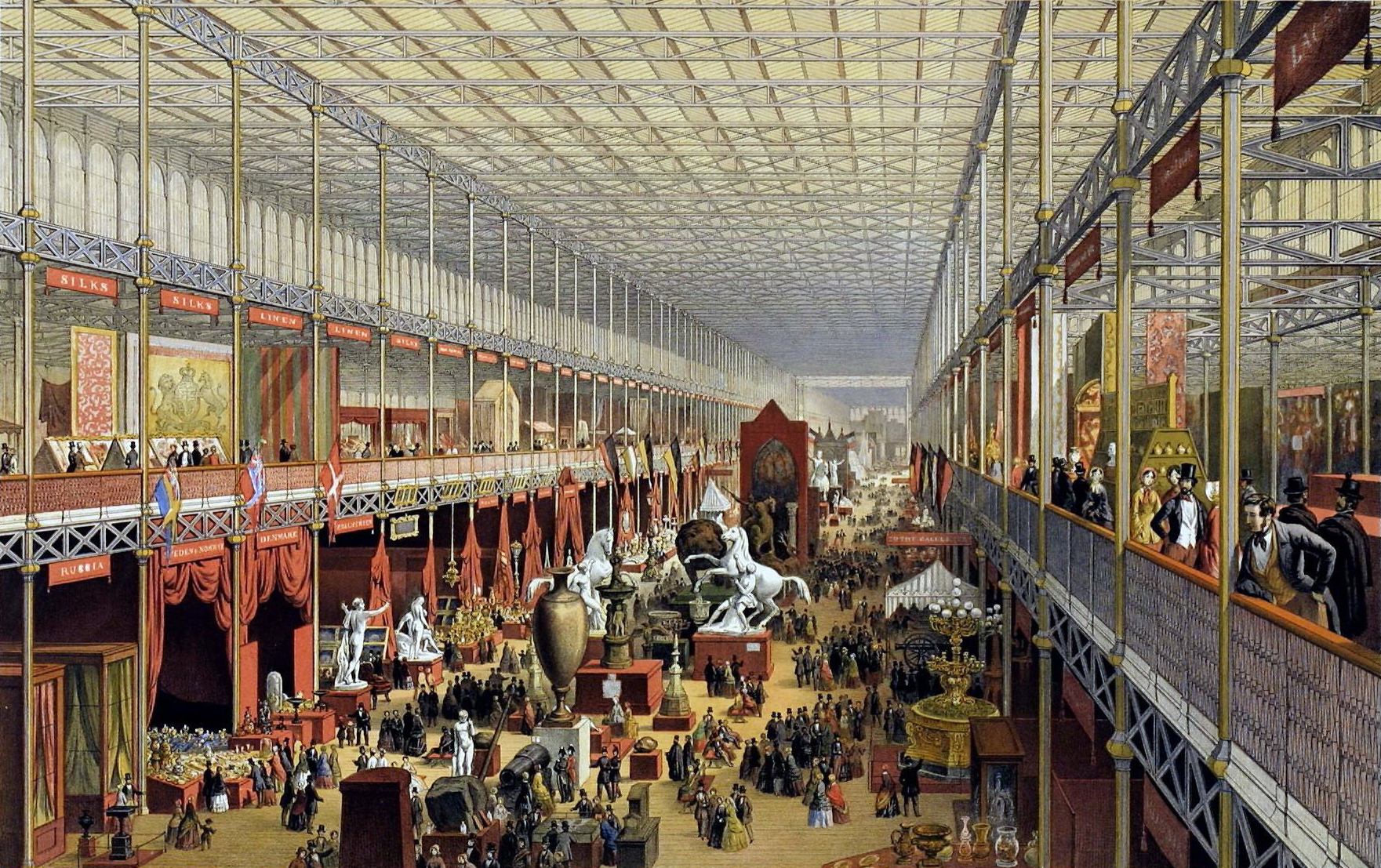 The Great Exhibition in London,The United Kingdom,was the first country in the world to industrialise.