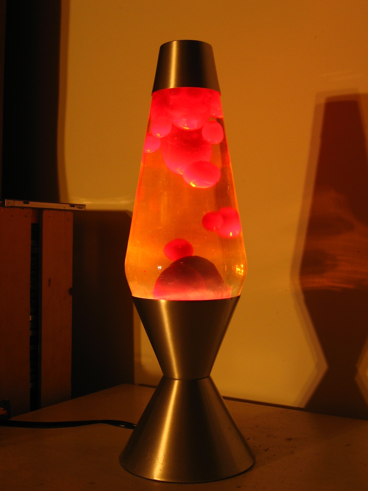 lava lamp red