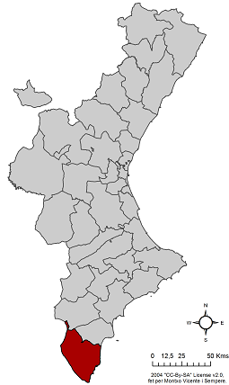 Localisation de Vega Baja del Segura