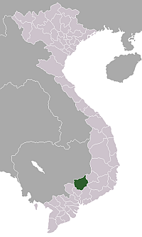 Location of Bình Phước Province