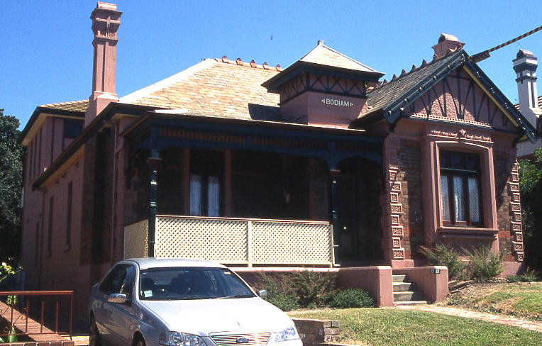 Bodiam, Harrow Road, Bexley, New South Wales  example of Queen Anne Bungalow