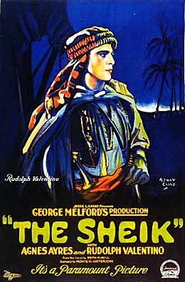 English: Poster for 1921 film "The Sheik&...
