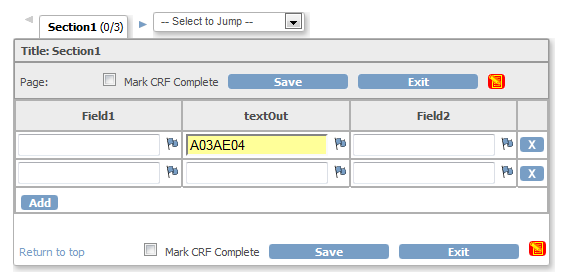 Method 3: CRF in OC after selecting option