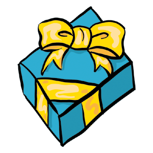 picture of a wrapped present