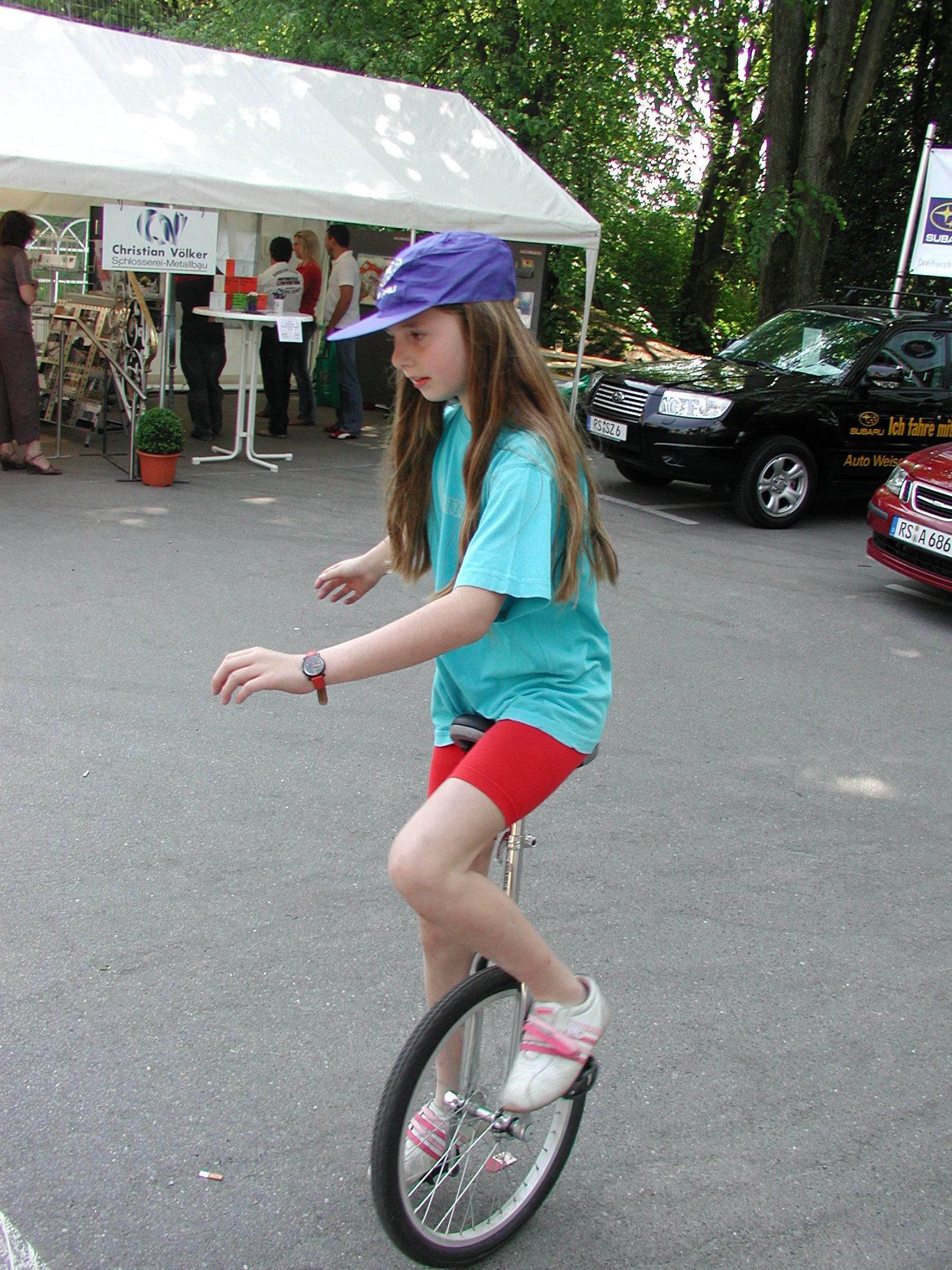 Midget on a unicycle