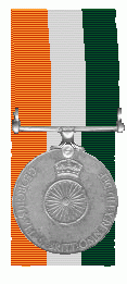 Indian Independence Medal 1947 Court Style.gif