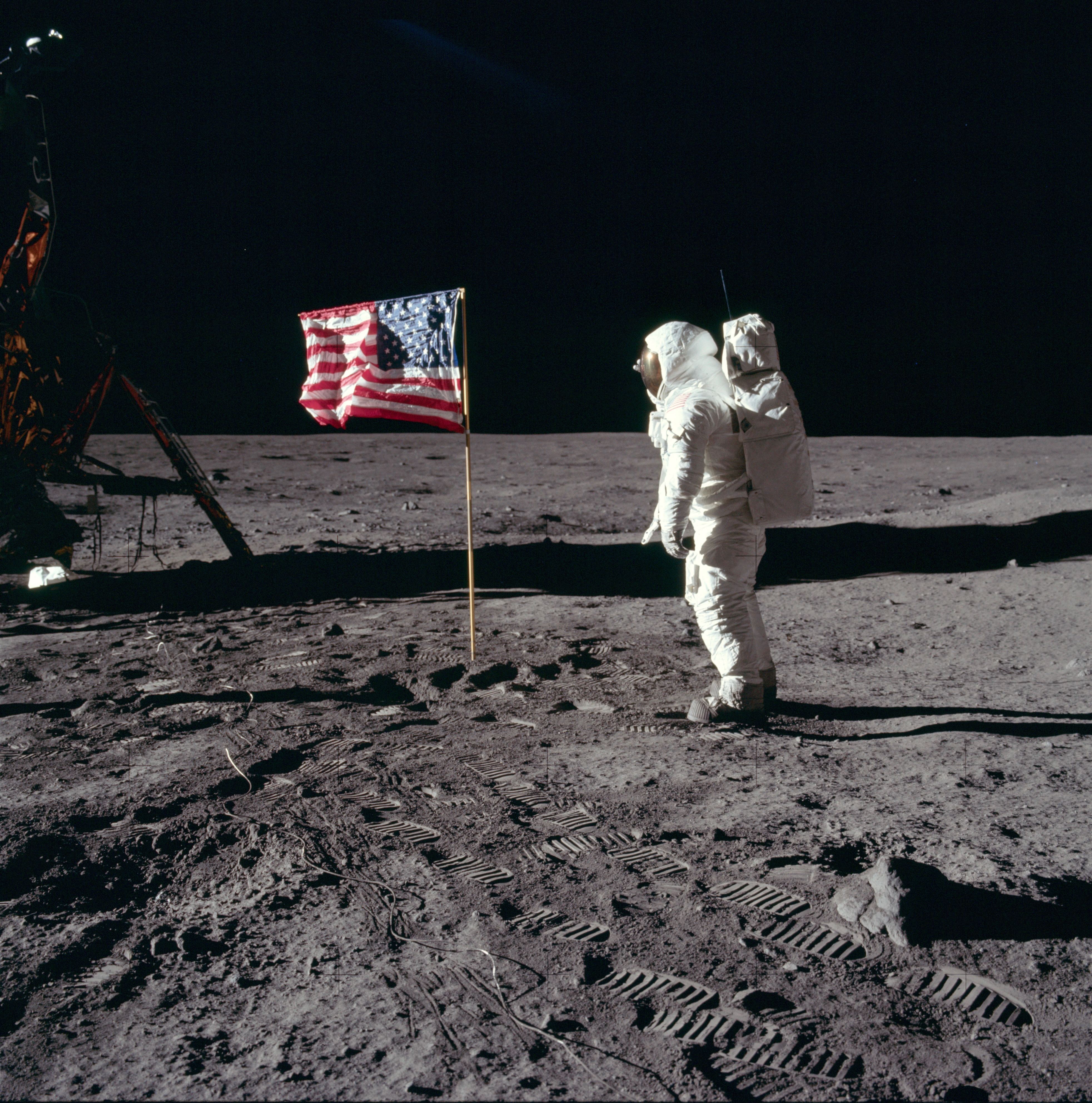 Apollo 11 moon walk