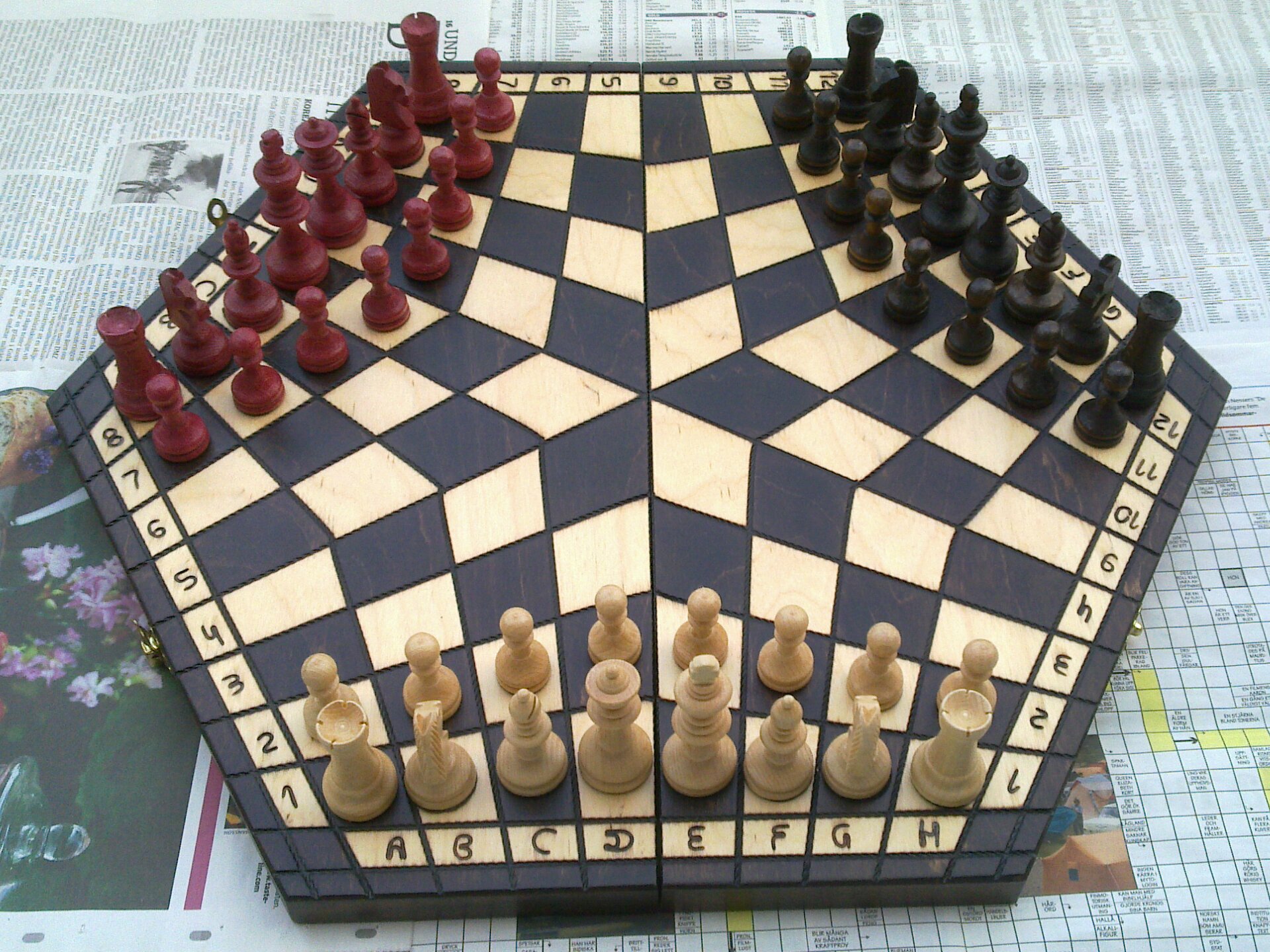 hexagonal chessboard