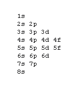 Water Electron Configuration