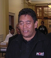 Hone Harawira, 2006 portrait photo.