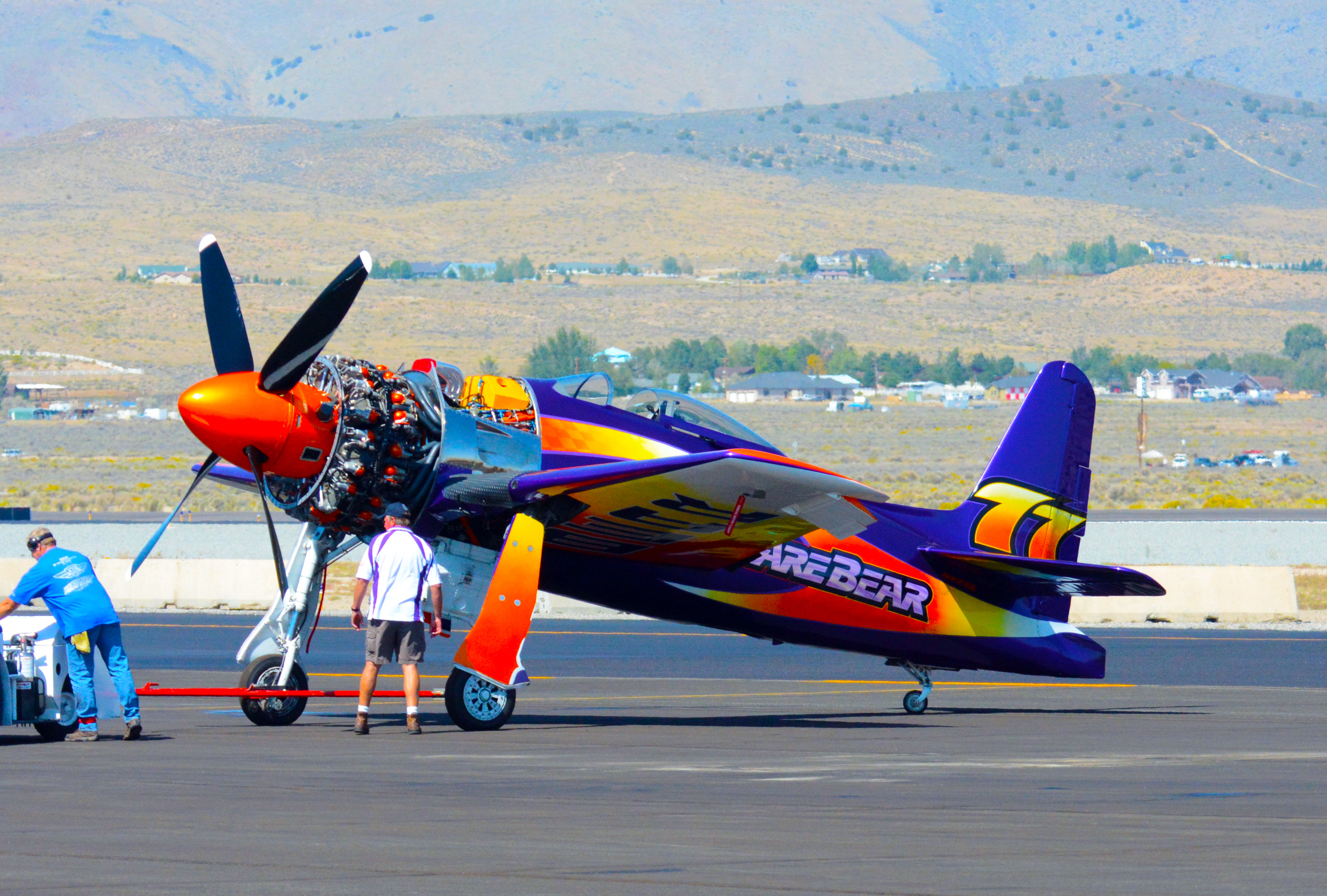  Bearcat N777L Rare Bear 2014 Reno Air Races.jpg  Wikimedia Commons