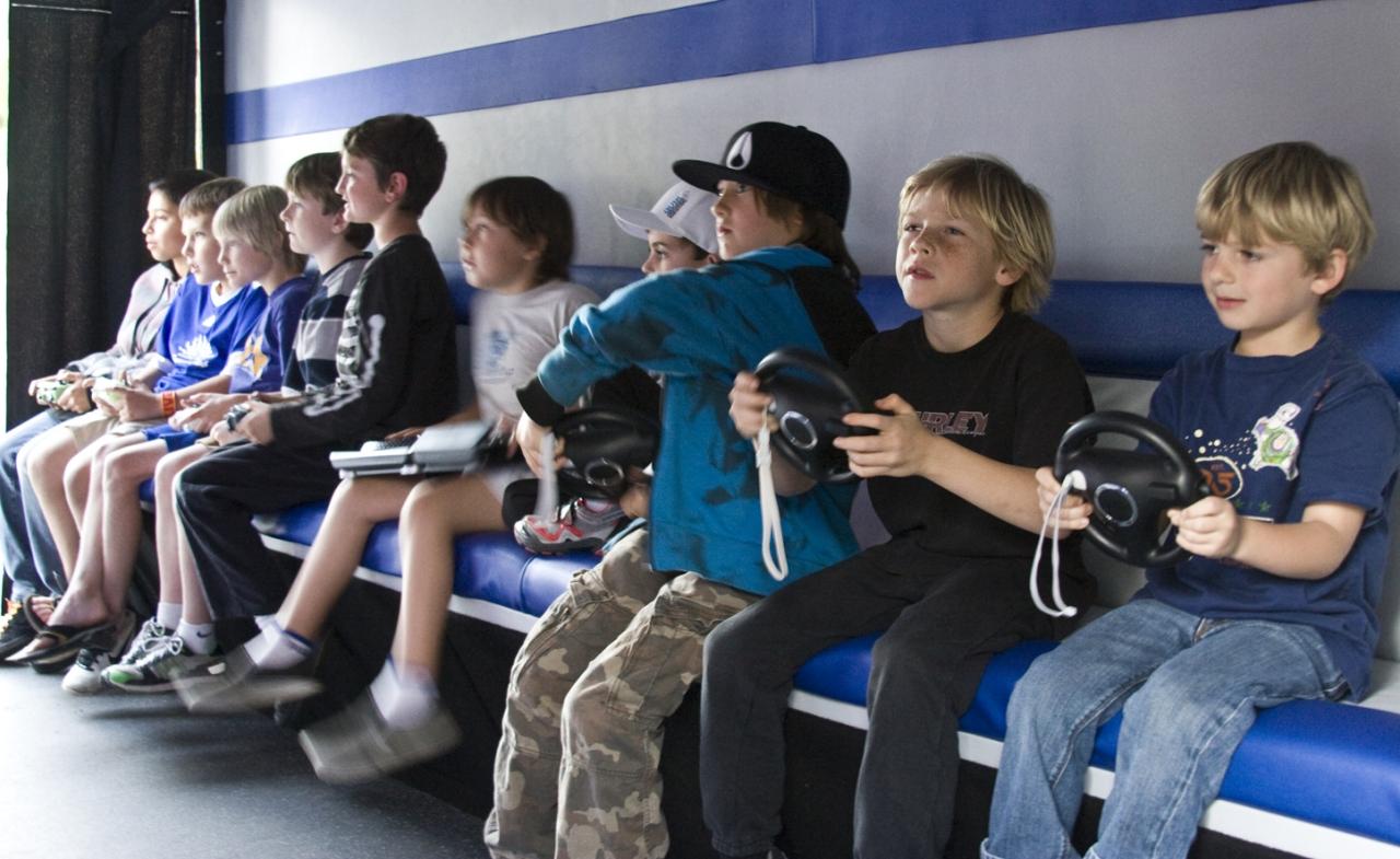 video games behavior children playing