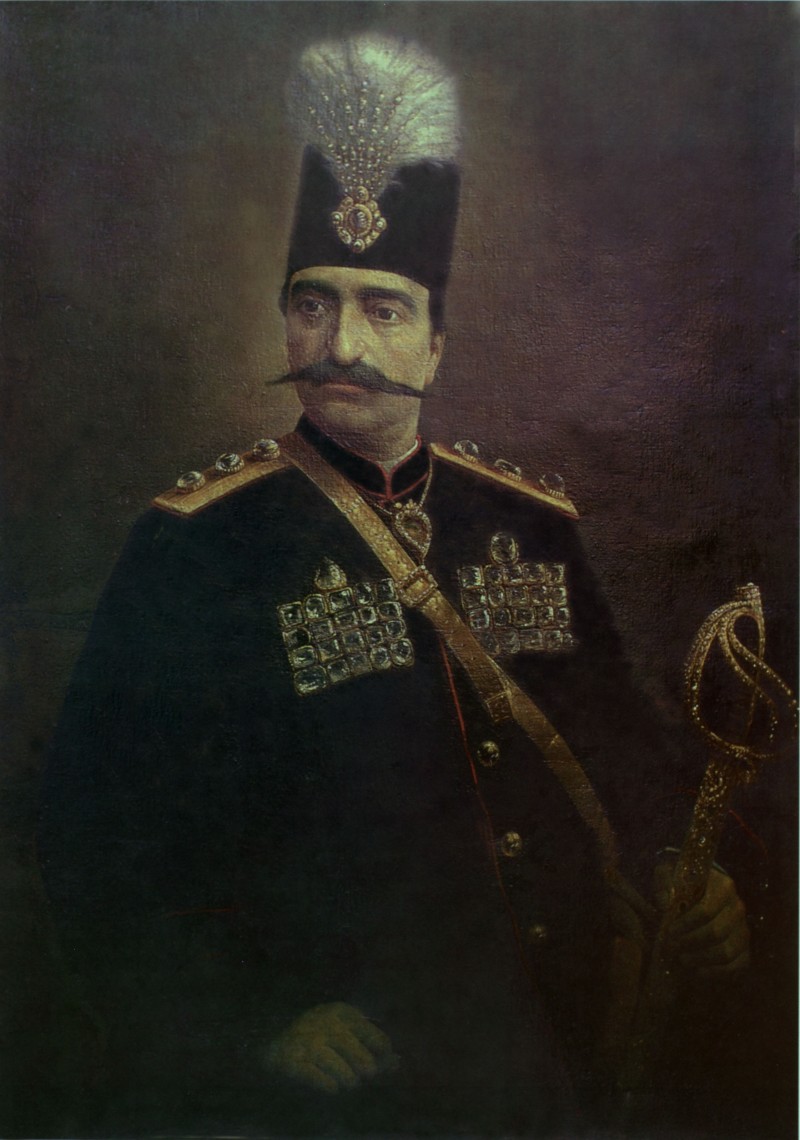 [عکس: Naser_edin_shah_by_Kamalolmolk.jpg]