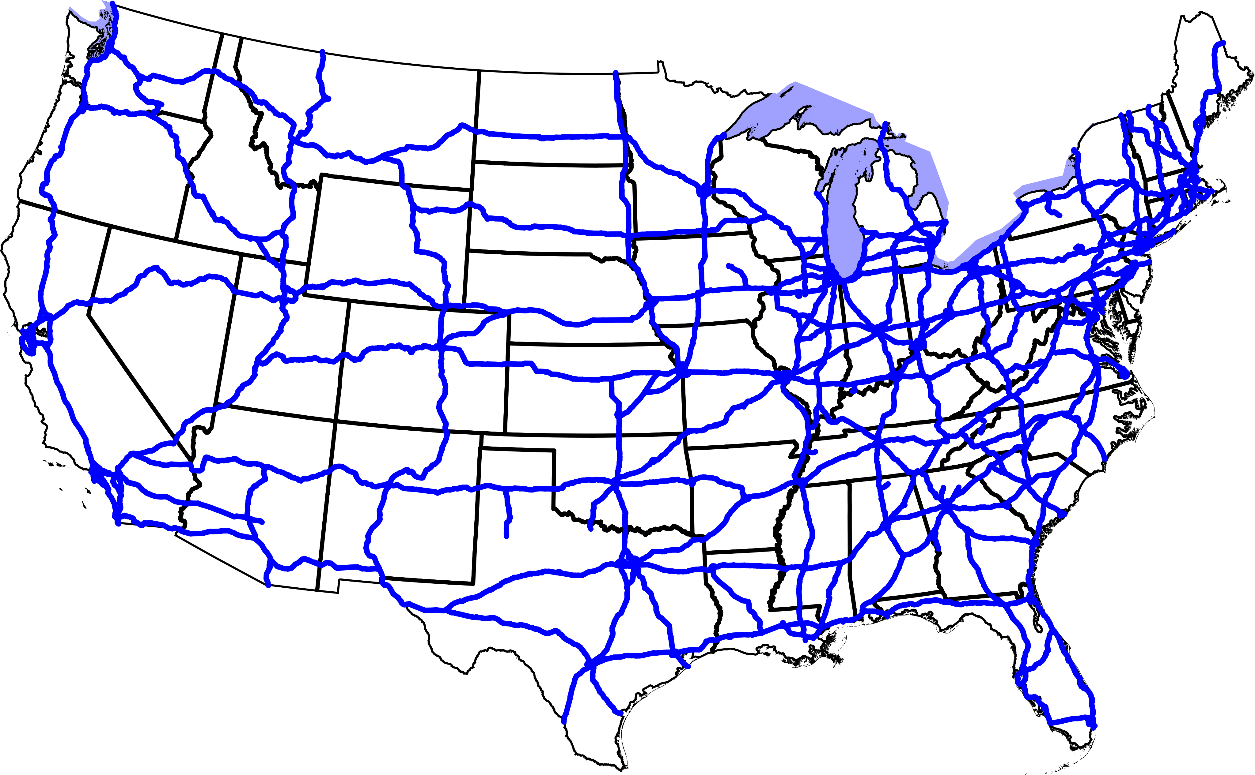 Us Map Interstate