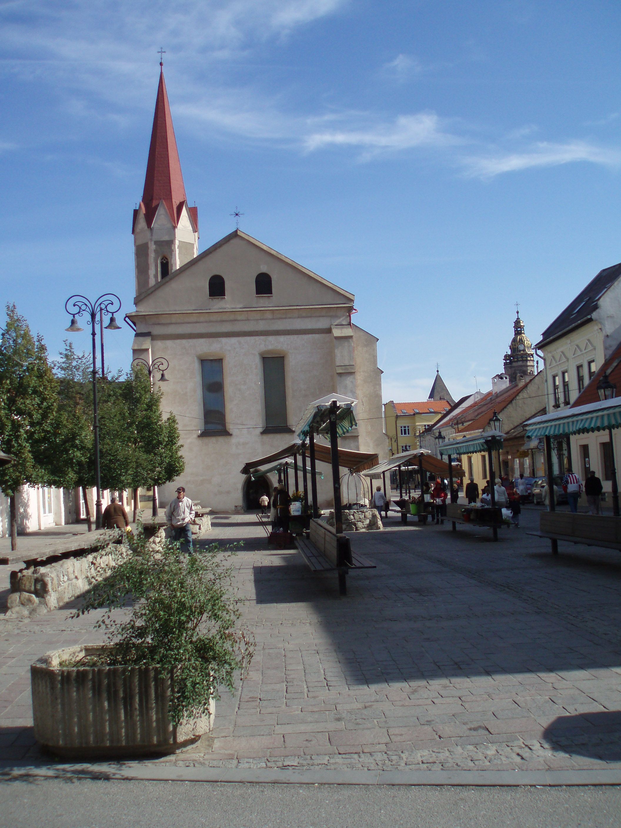 Église des dominicains, plus ancien bâtiment de la ville.