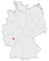 Розташування міста Вісбаден