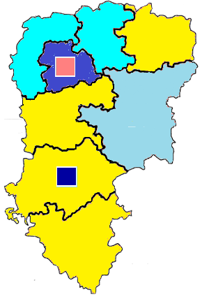 Nuance politique des candidats arrivés en tête dans chaque circonscription au 1er tour dans l'Aisne avec celle des candidats se maintenant au second tour.