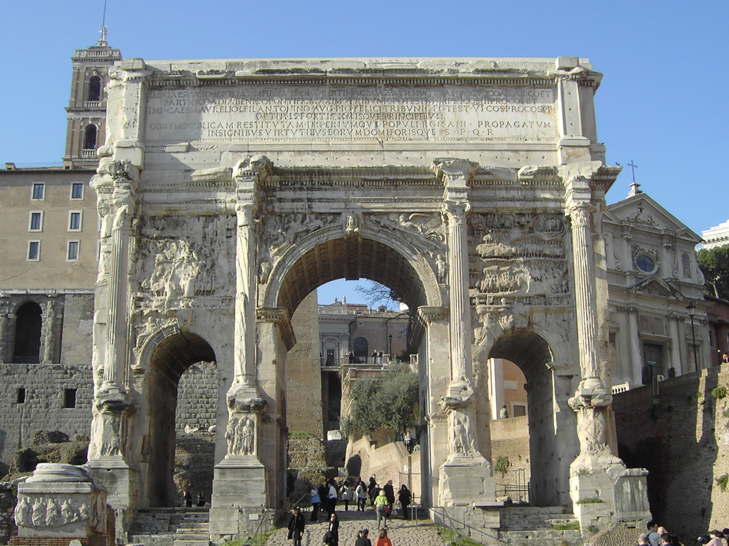 Arch of Septimius Severus.