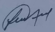 Luis Arce aláírása