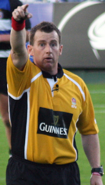 Nigel Owens, Welsh rugby union referee, offici...
