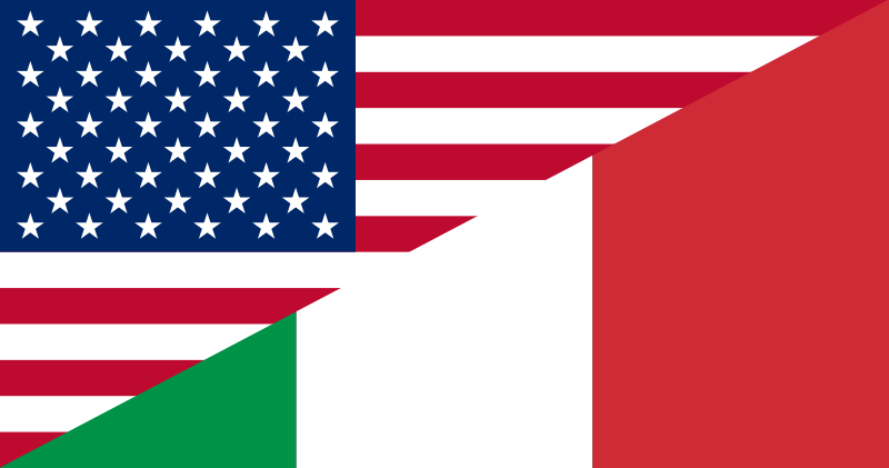 Image result for american italian flags