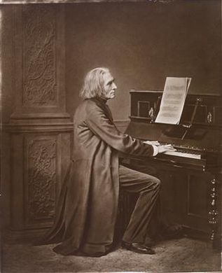 Franz Liszt c1869 by Franz Seraph Hanfstaengl