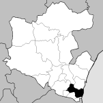 Localização da extinta freguesia de Sacavém em Loures
