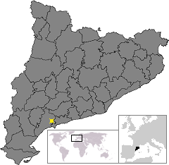 شهر رئوس بر نقشه اسپانیا