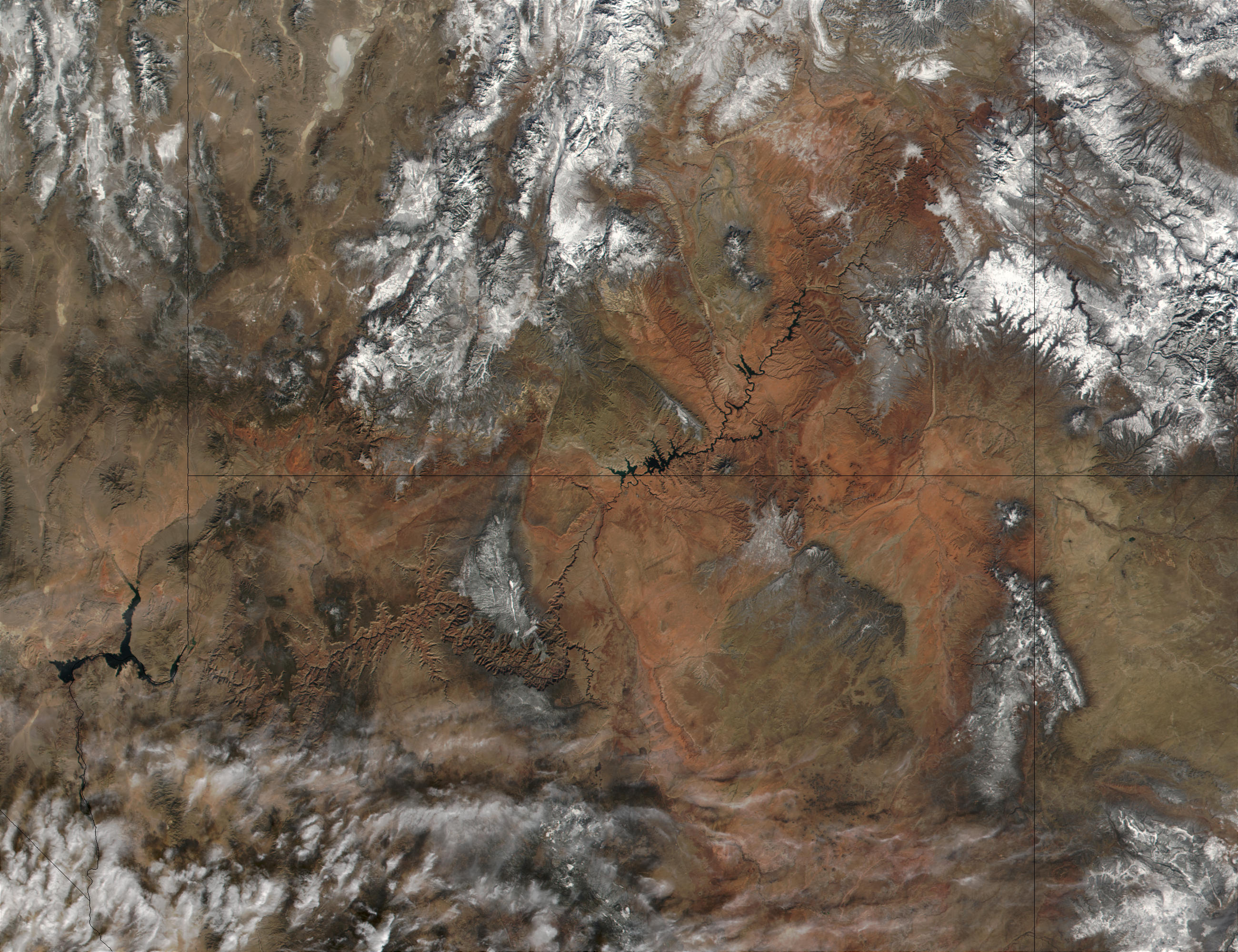 Grand Canyon satelliet グリーンランドの氷下に巨大な渓谷を確認！大きさはグランドキャニオンの2倍！