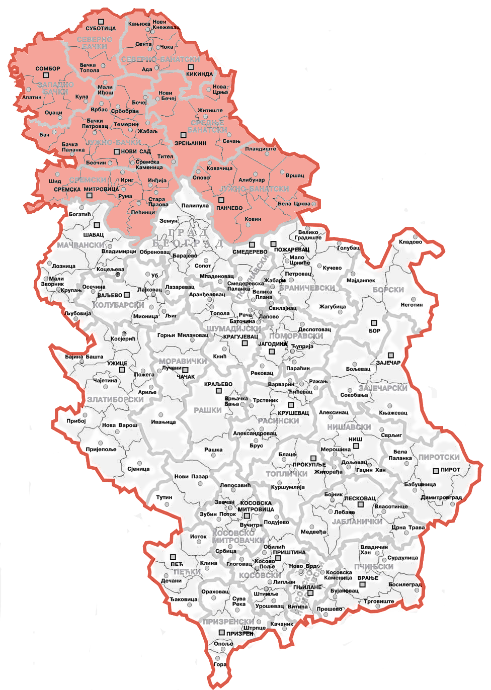 Image:Map of Serbia (Vojvodina)