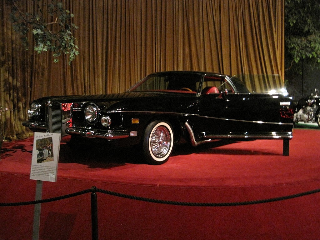 Elvis’ Stutz Blackhawk at the Elvis Presley Automobile Museum in Memphis.
