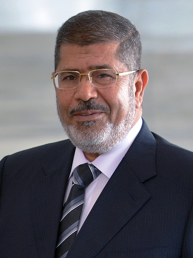 Mohammed Morsi Portrait Suit and Tie