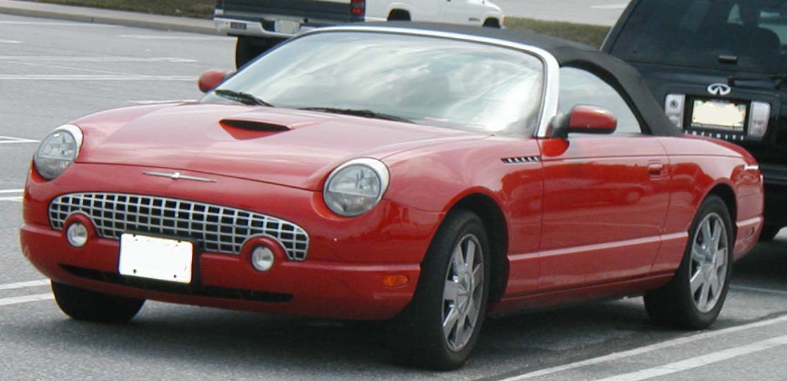 20022005 Ford Thunderbird The retro or boutique Tbird which ranks 