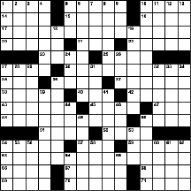 Small crossword puzzle image to be used in con...